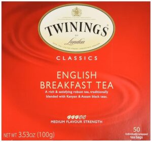 Twinings English Breakfast Tea Bags (Pack of 4 - 200 Count)