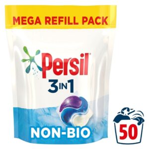 Persil Non-Bio Laundry Detergent Capsules (50 Washes)